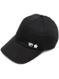 Chiara Ferragni Eyelike-motif baseball cap - Black