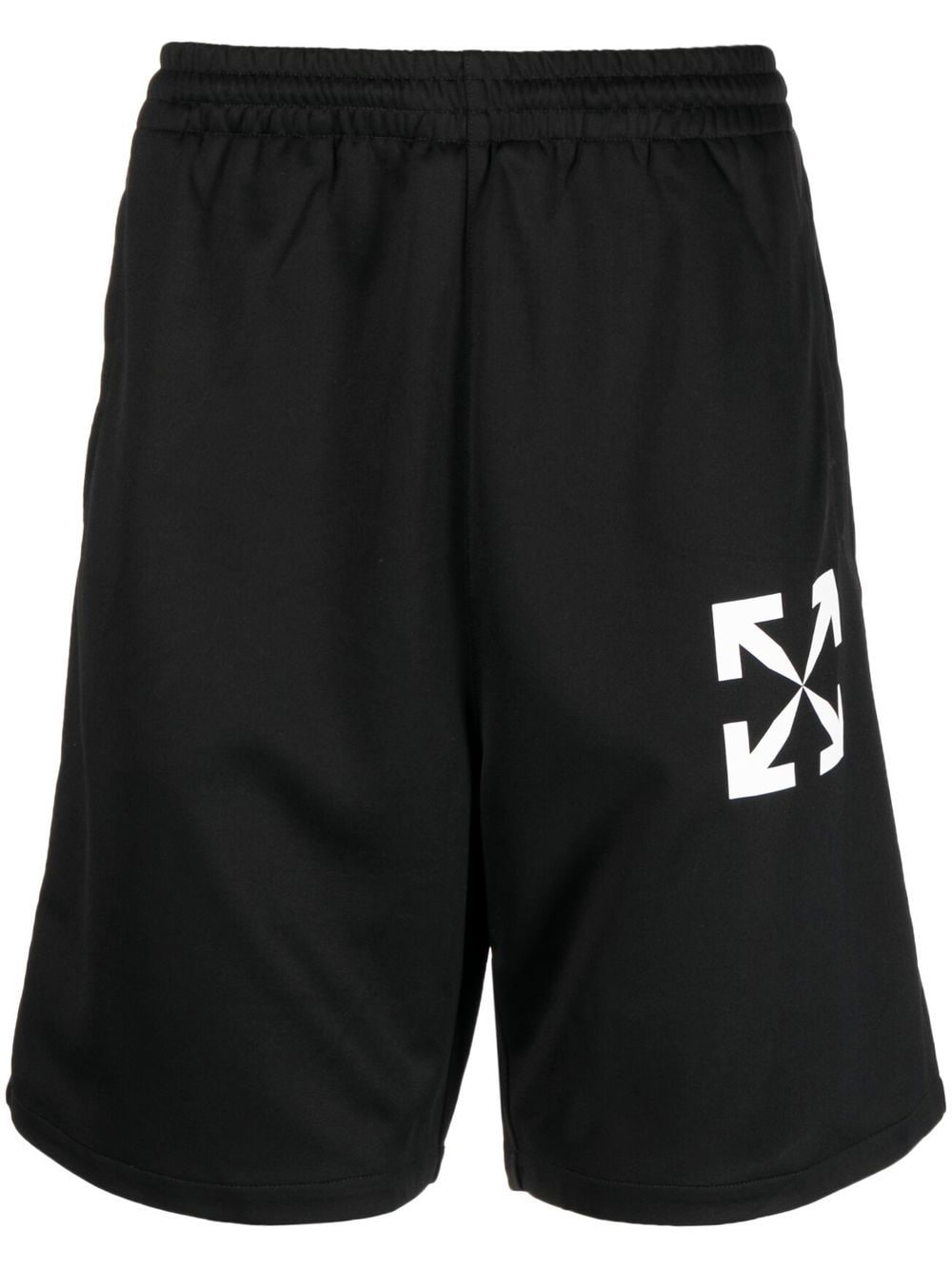 

Off-White shorts deportivos con motivo Arrows - Negro