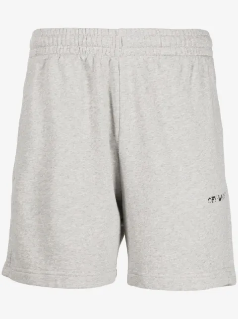 Off-White logo-print track shorts