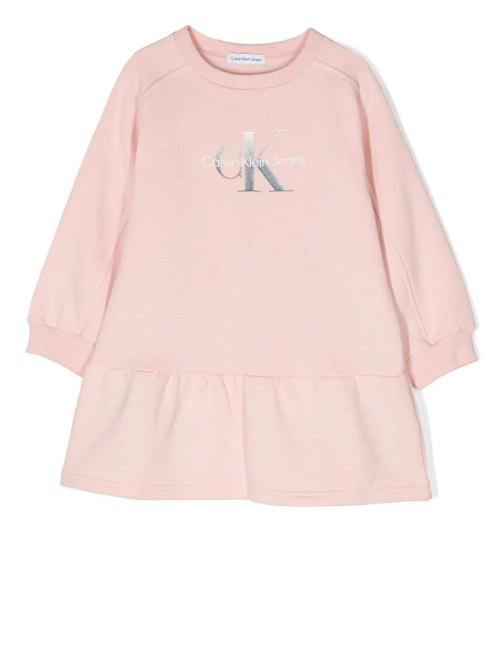 Calvin Klein Kids logo-print jumper dress - Pink