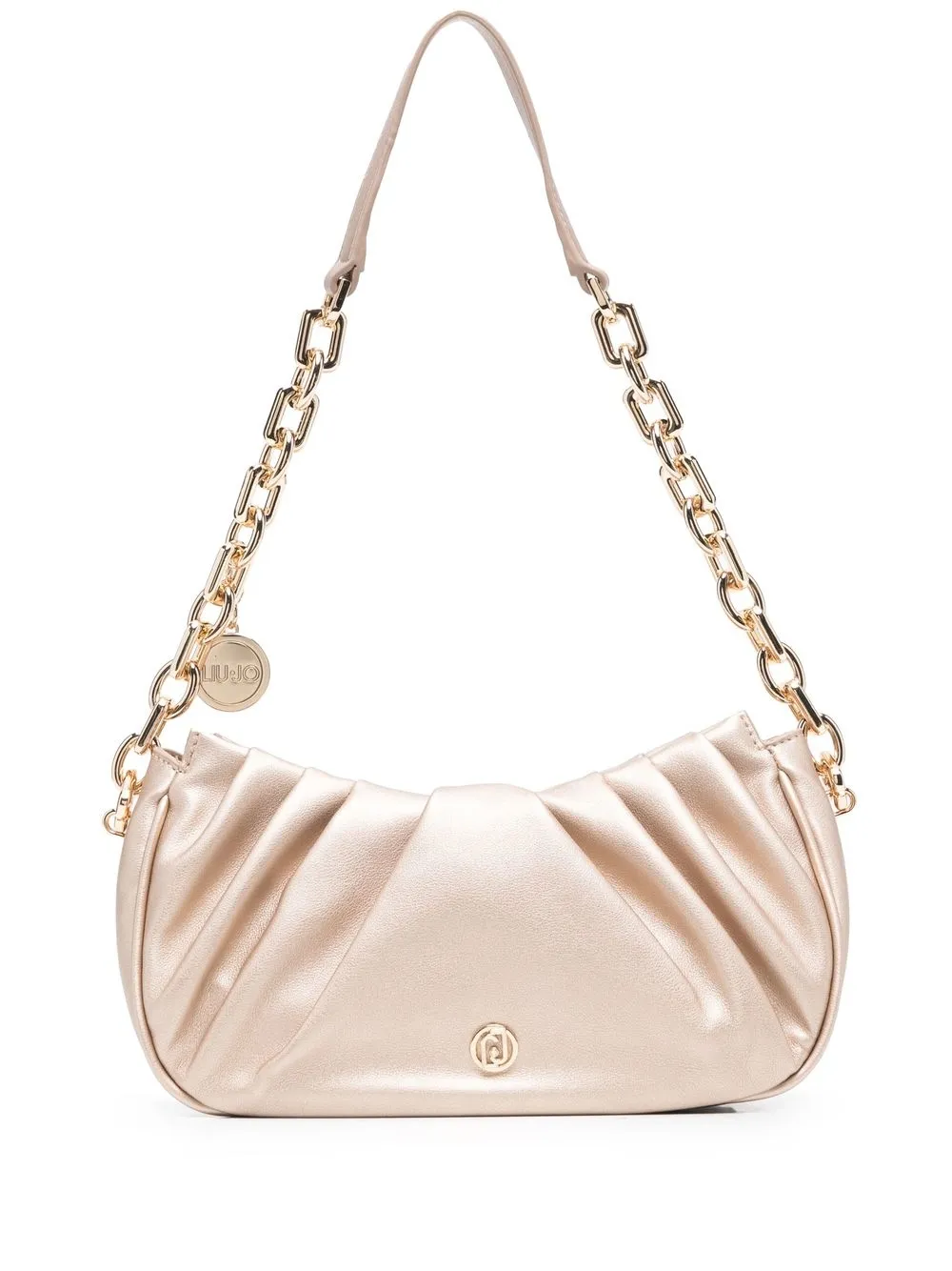 

LIU JO logo-plaque shoulder bag - Gold