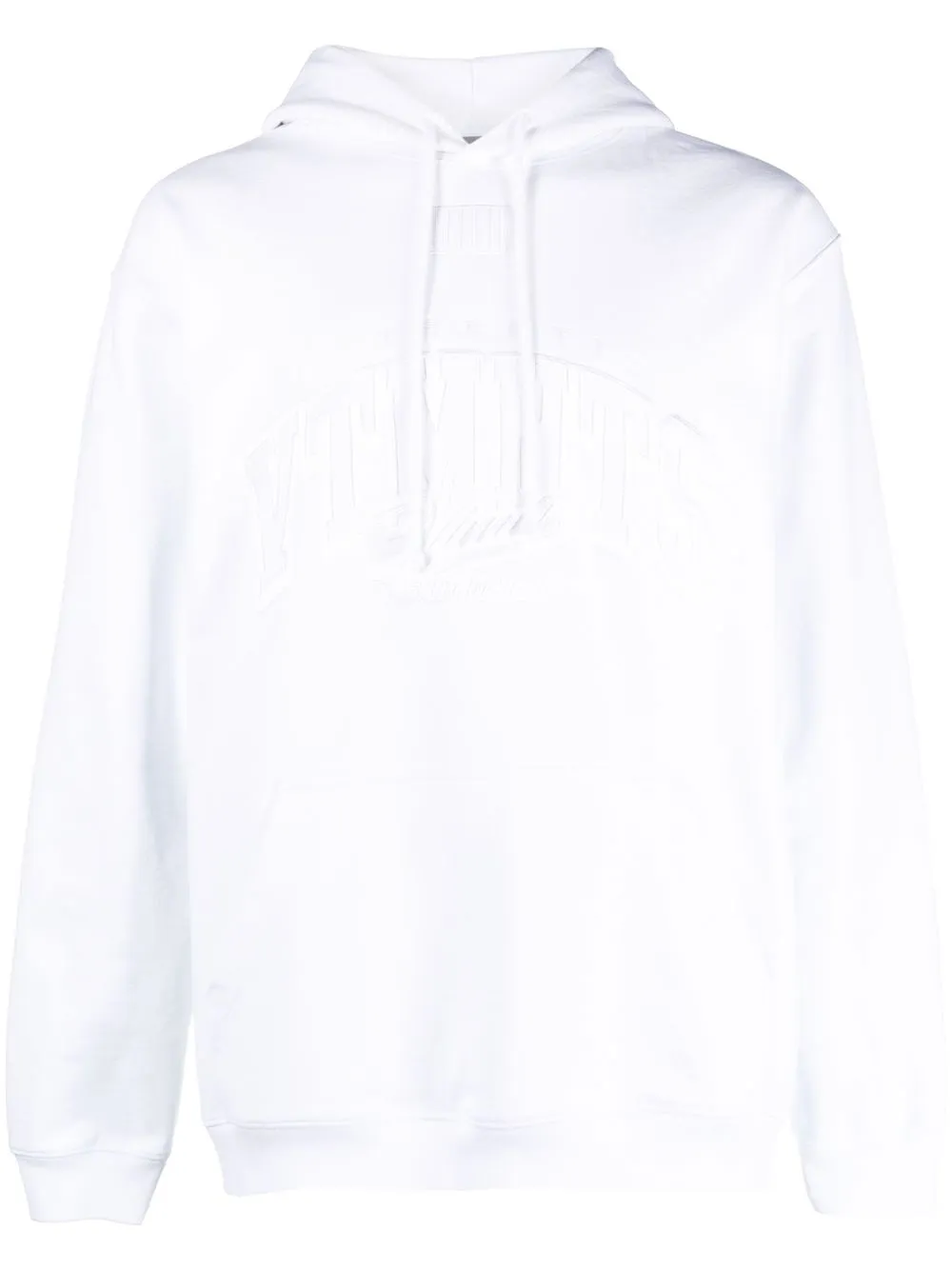 

VETEMENTS embroidered-logo pullover hoodie - White