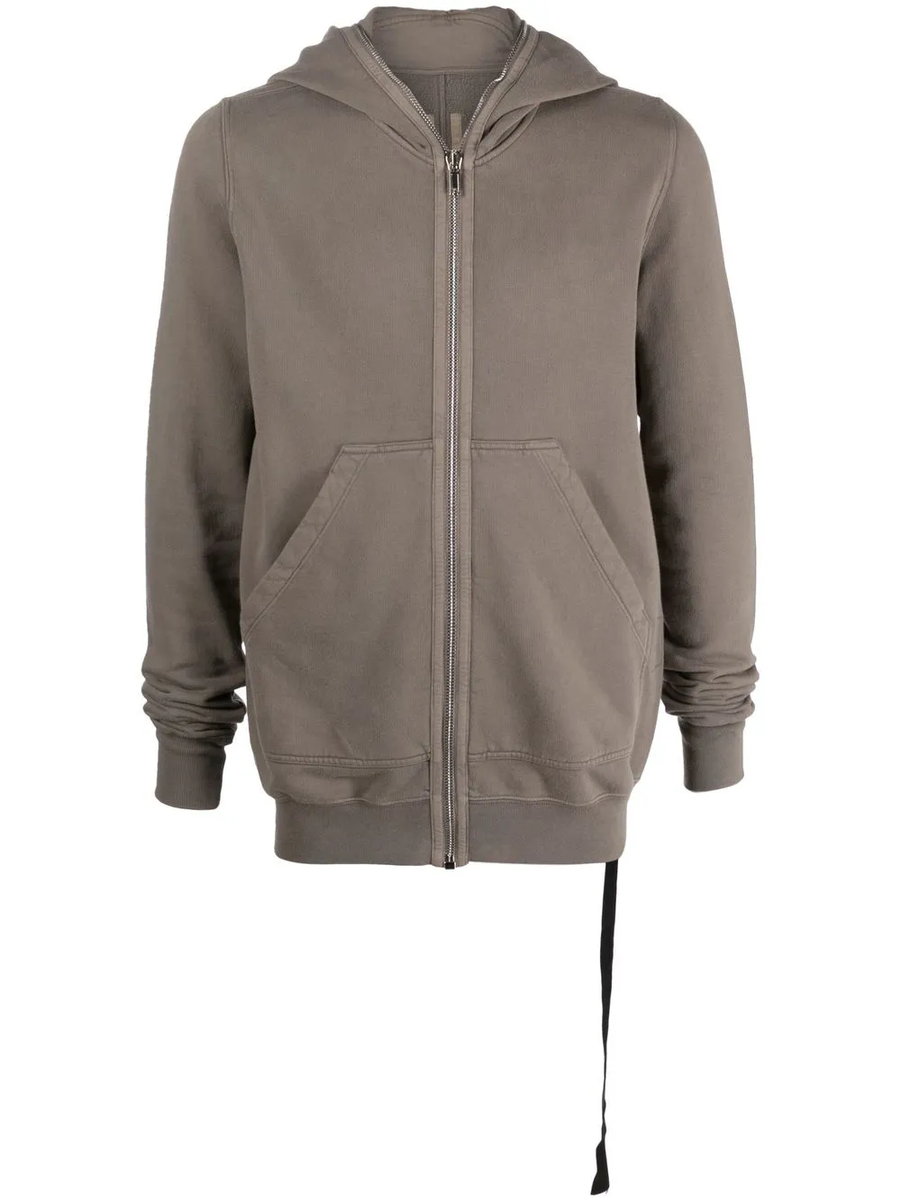 

Rick Owens cotton zipped hoodie - Brown