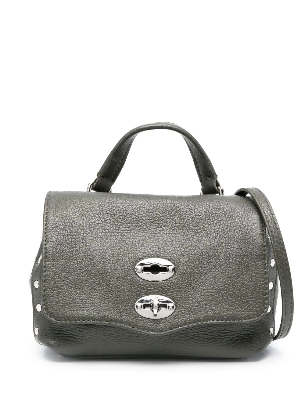 

Zanellato stud-detail leather tote bag - Green