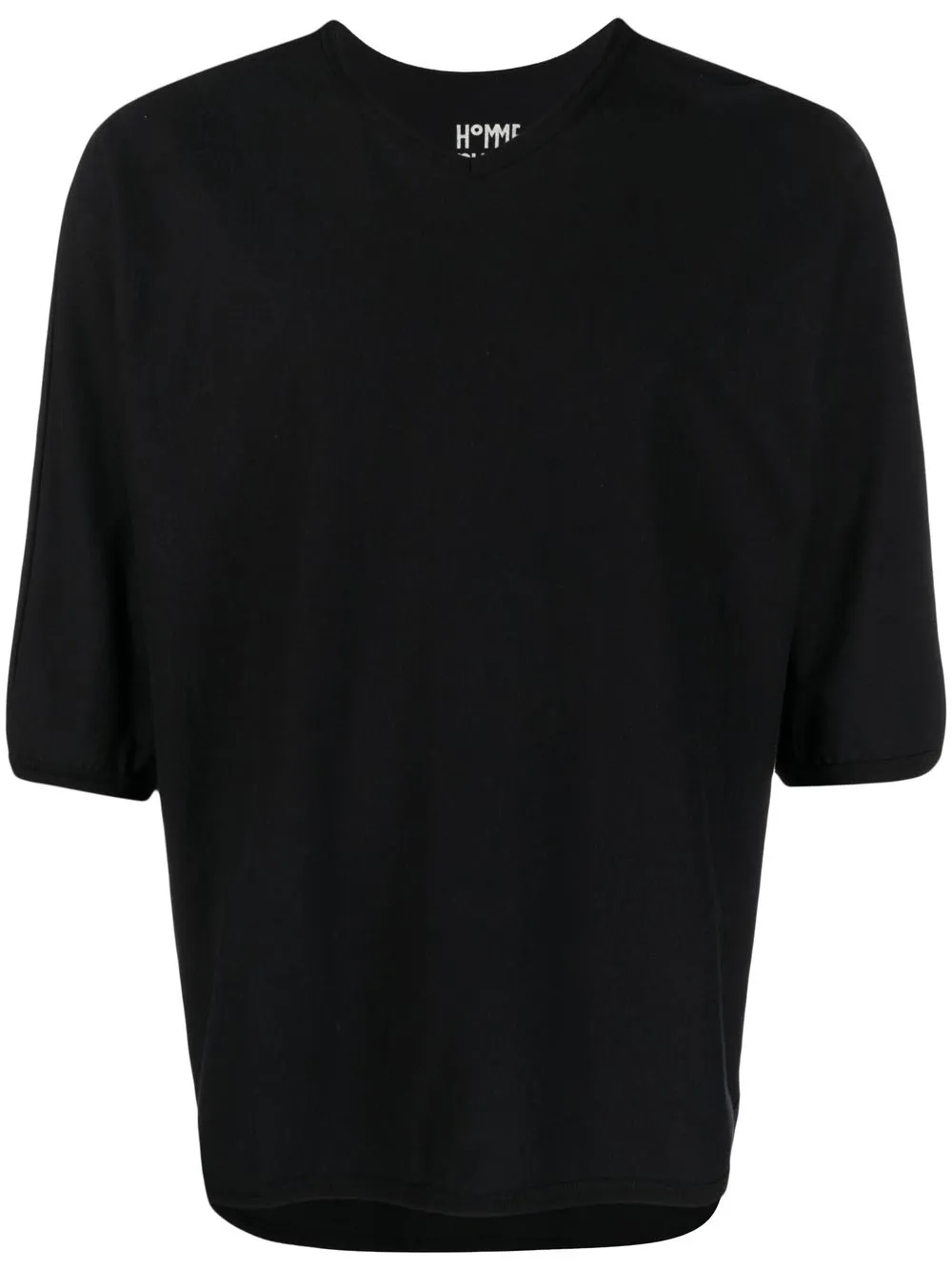 

Homme Plissé Issey Miyake V-neck short-sleeve T-shirt - Black