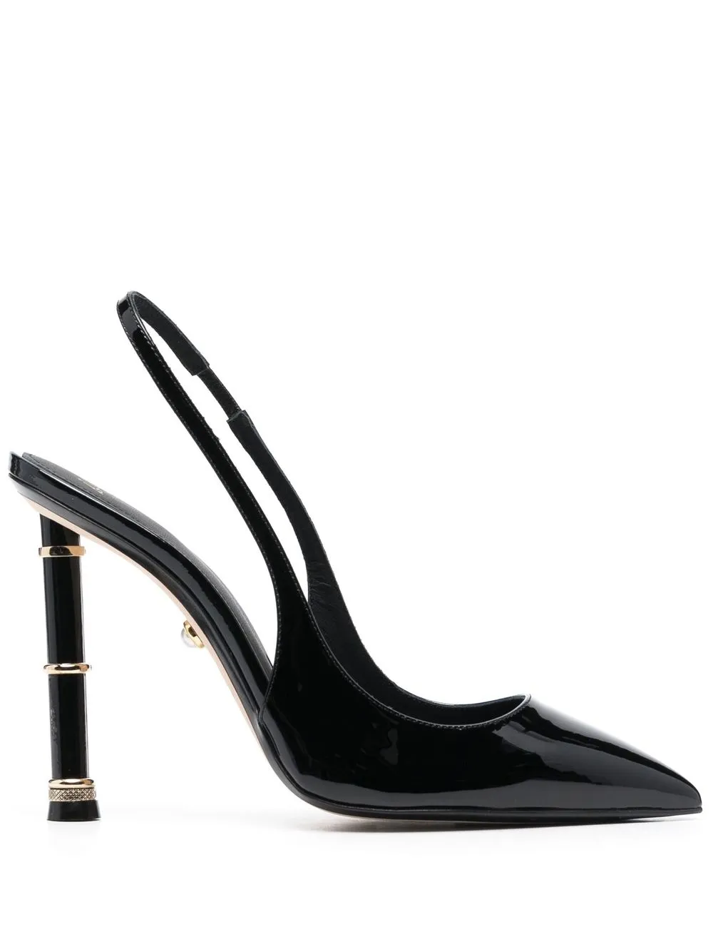 

Alevì patent leather slingback pumps - Black