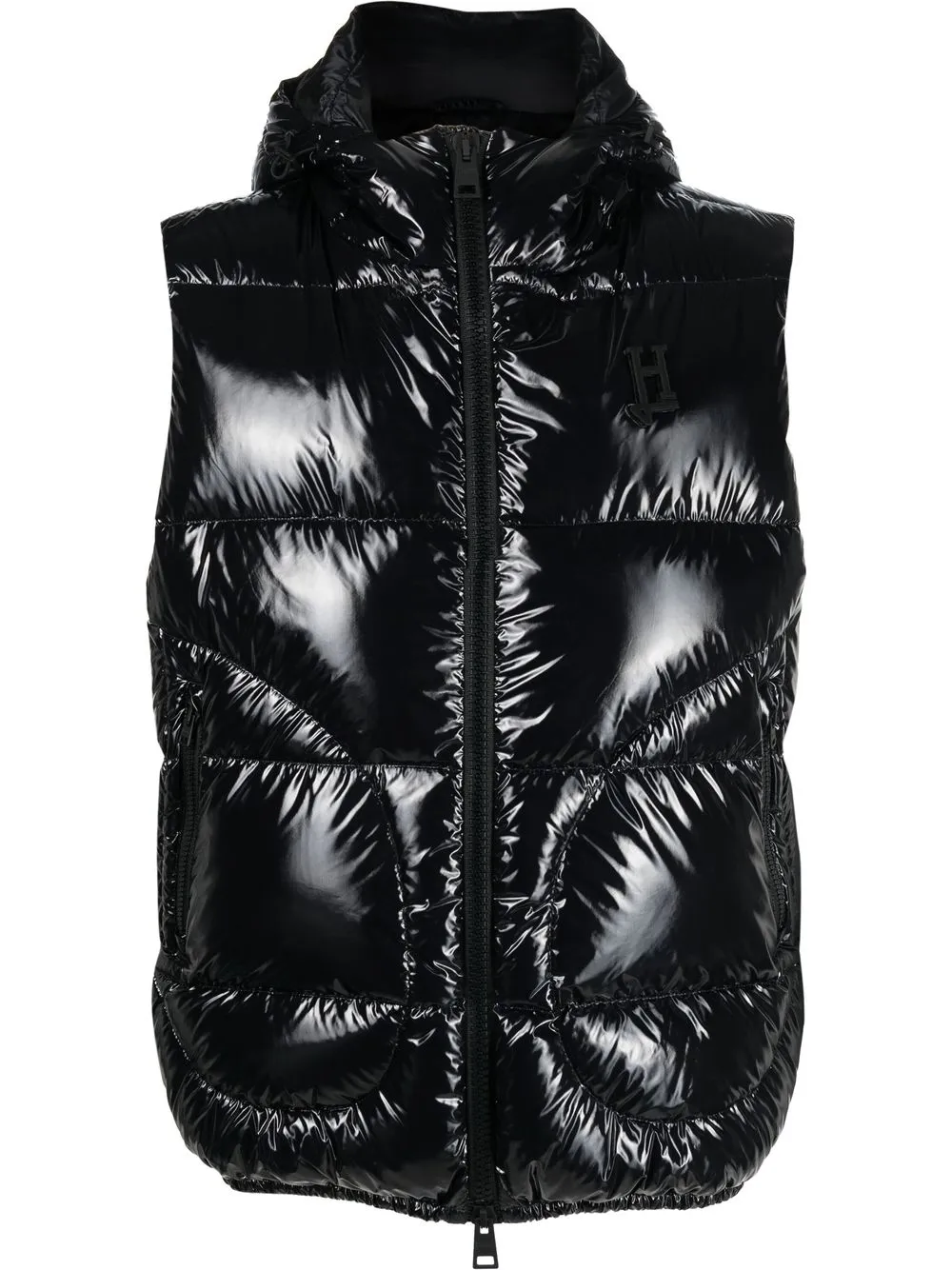 

Herno hooded padded gilet - Black