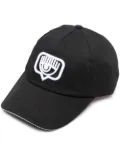 Chiara Ferragni Eyelike-motif baseball cap - Black