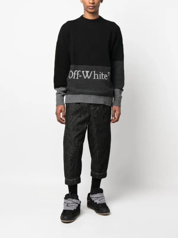 Off white sweater seeing things sale