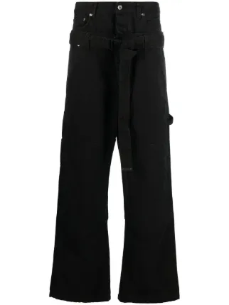 Off-White wide-leg Layered Trousers - Farfetch