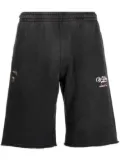 Off-White Wave Off cotton track shorts - Grey