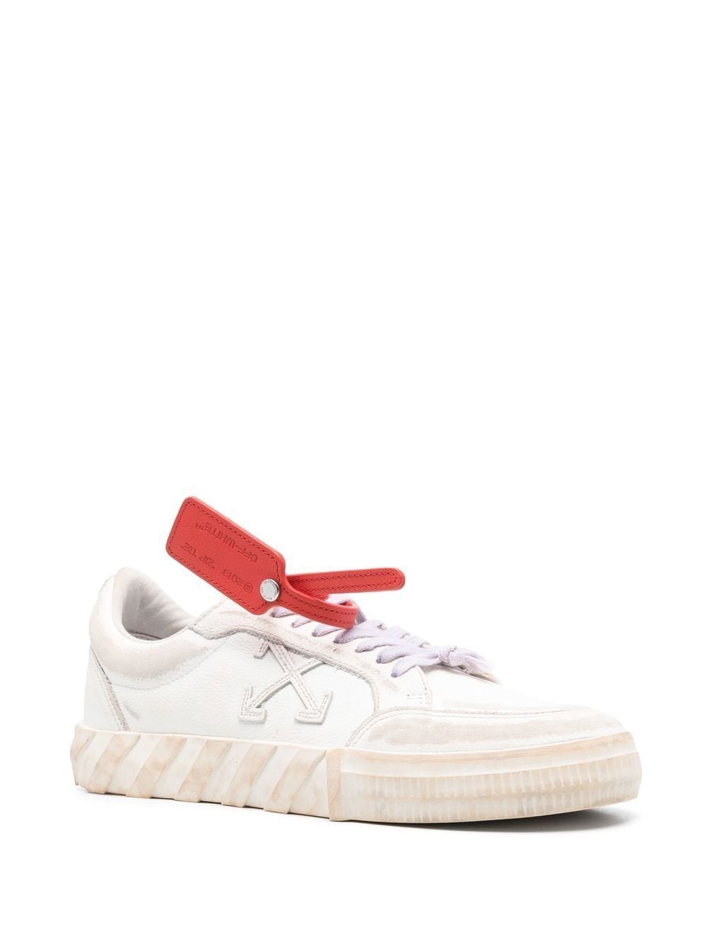 Off-White Low Vulcanized leren sneakers - WHITE WHITE