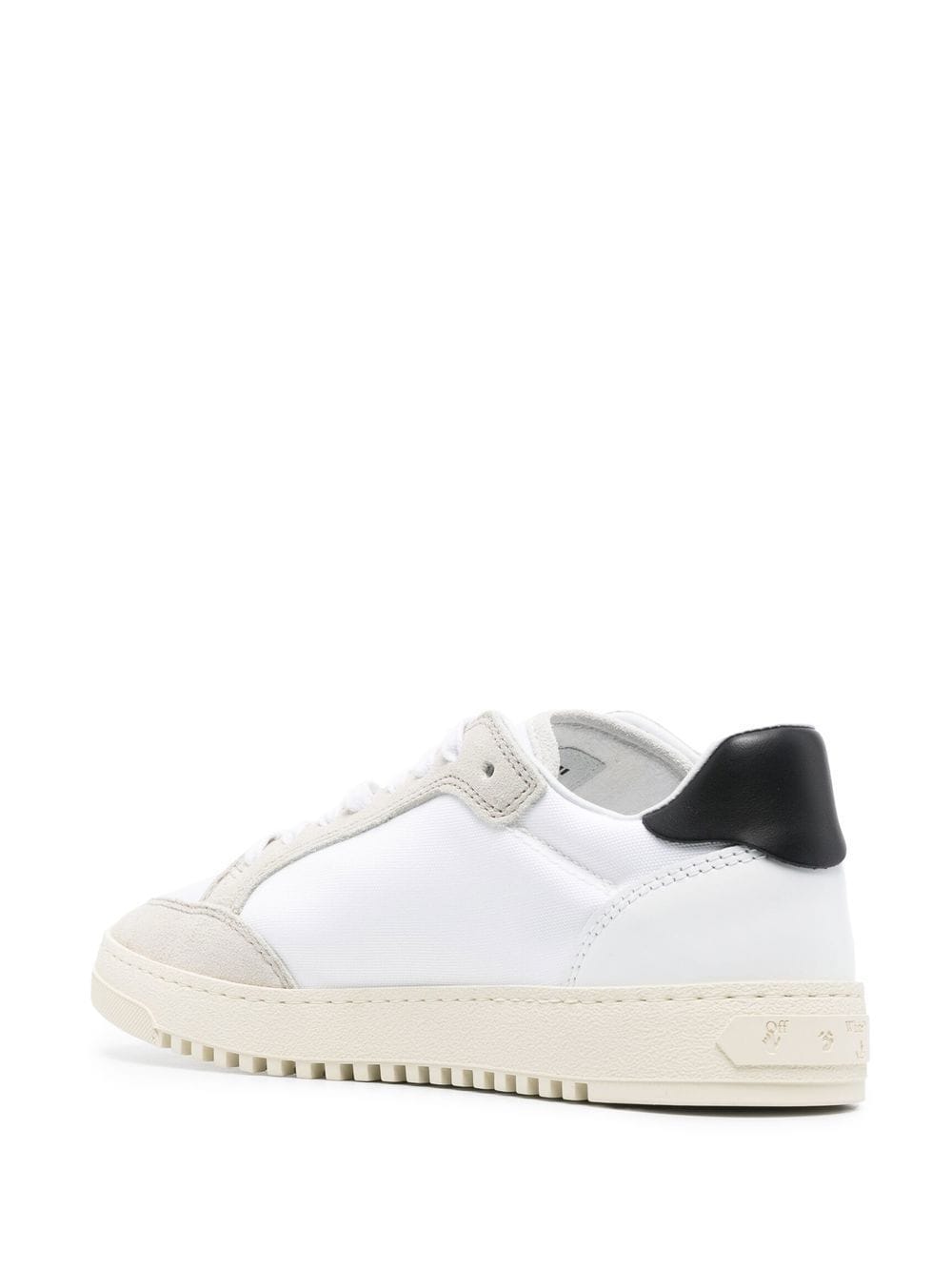 Shop Off-white Logo-patch Lace-up Sneakers In White Black