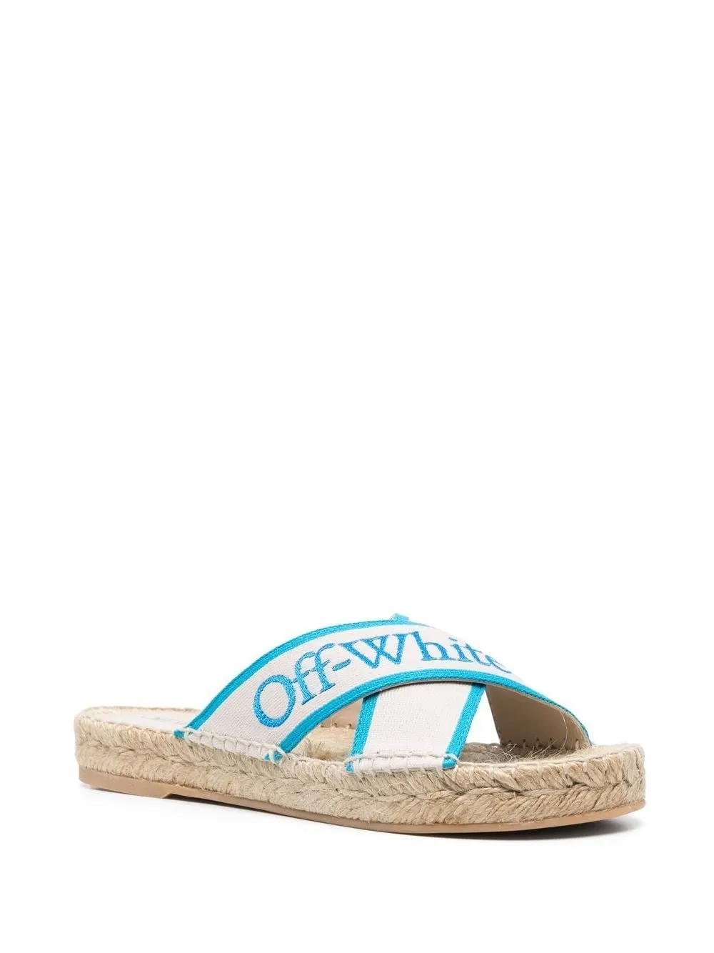 Off-White Bookish Criss-Cross Espadrille - Farfetch