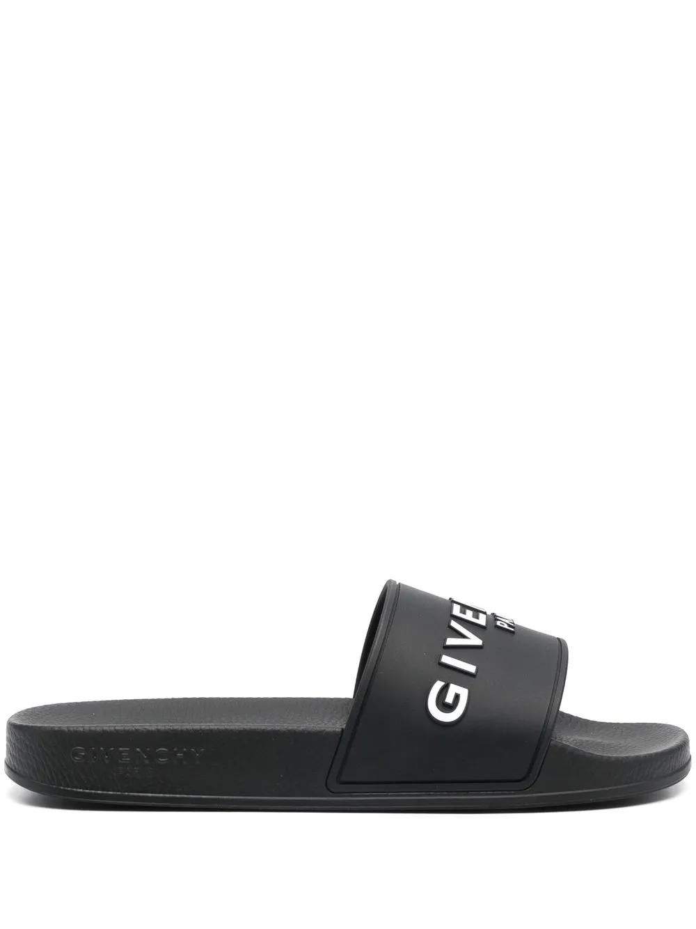 

Givenchy logo-print slides - Black