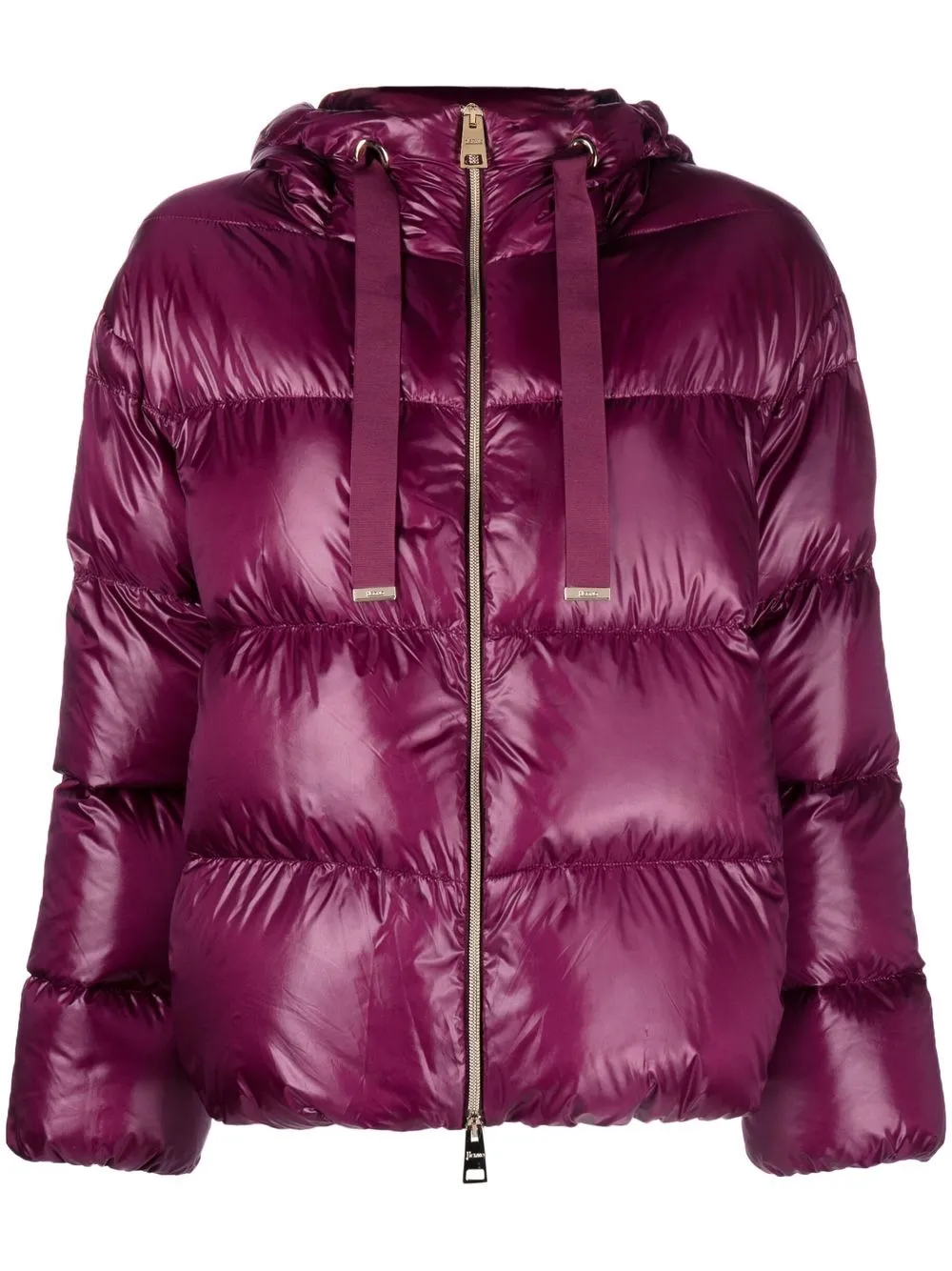 

Herno quilted hooded puffer jacket - Purple