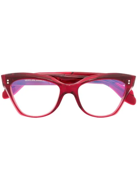 Cutler & Gross lentes con armazón cat eye