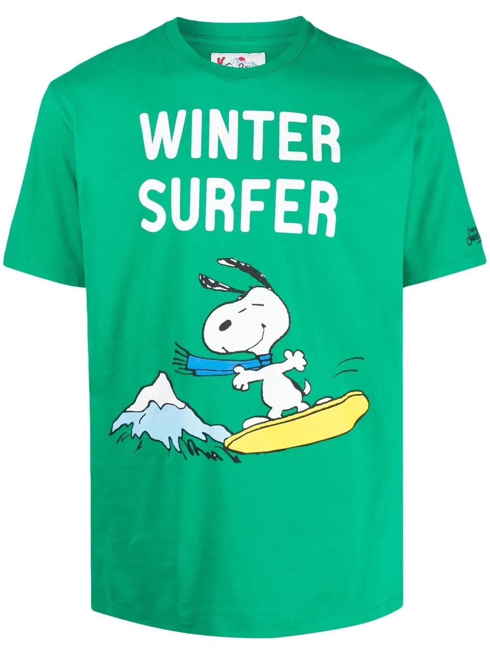 

MC2 Saint Barth Winter Surfer graphic-print T-shirt - Green