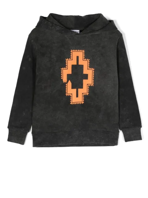 Marcelo Burlon County Of Milan Kids graphic-print fringe hoodie 