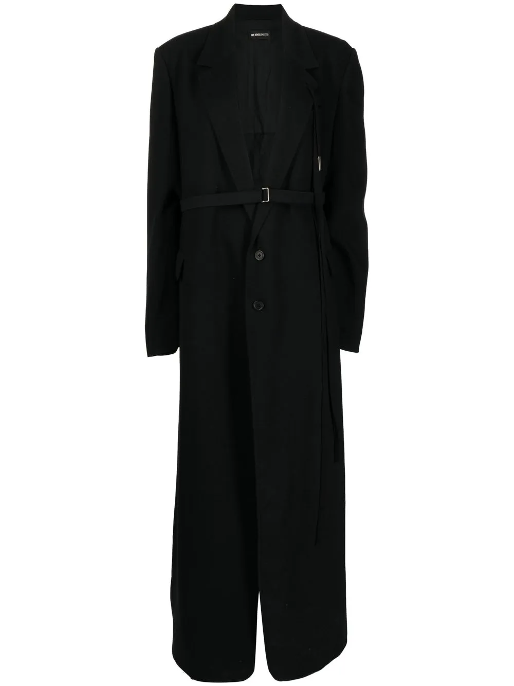 

Ann Demeulemeester single-breasted button-fastening coat - Black