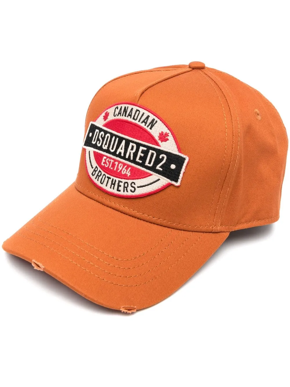 

Dsquared2 logo-patch baseball hat - Orange