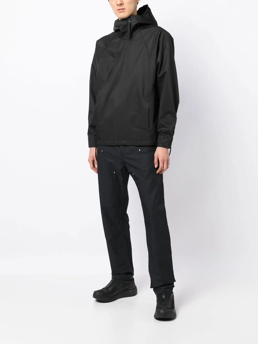 Post Archive Faction hooded zip-up windbreaker | Oversized Jackets | Image 2