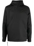 Post Archive Faction hooded zip-up windbreaker - Black