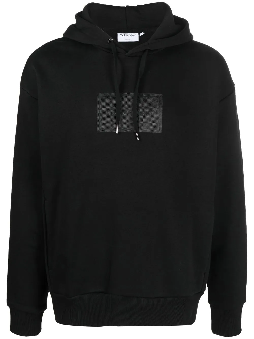 

Calvin Klein logo-print cotton hoodie - Black
