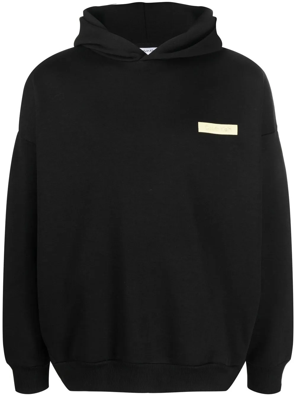 

Calvin Klein graphic-print cotton-blend hoodie - Black