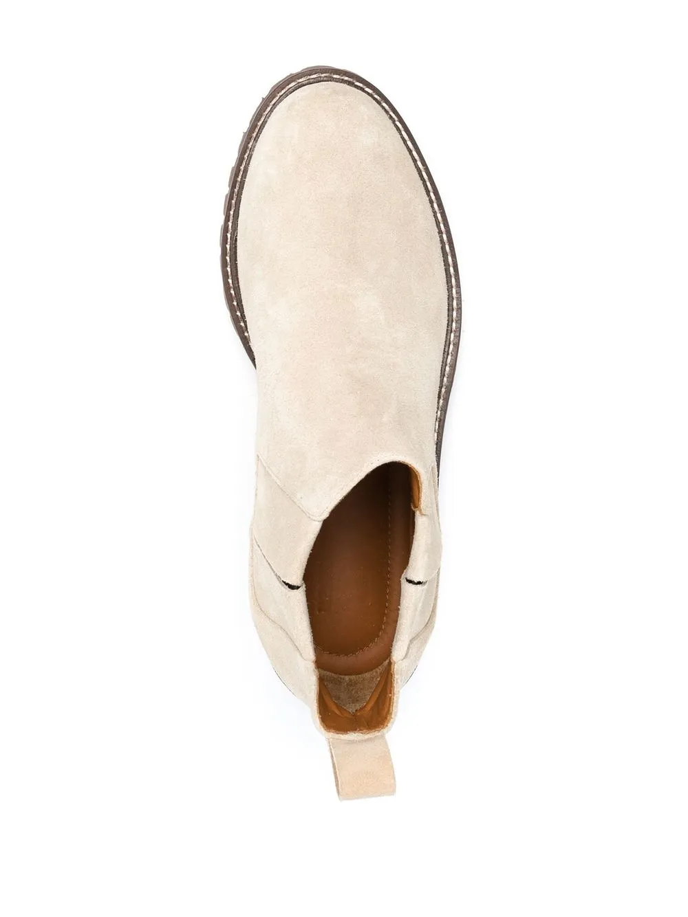 Paul Warmer Sachetto Suede Chelsea Boot In Neutrals