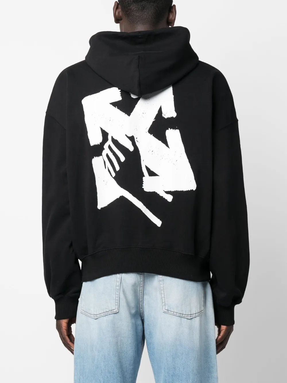 Off-White Arrows long-sleeve Hoodie - Farfetch