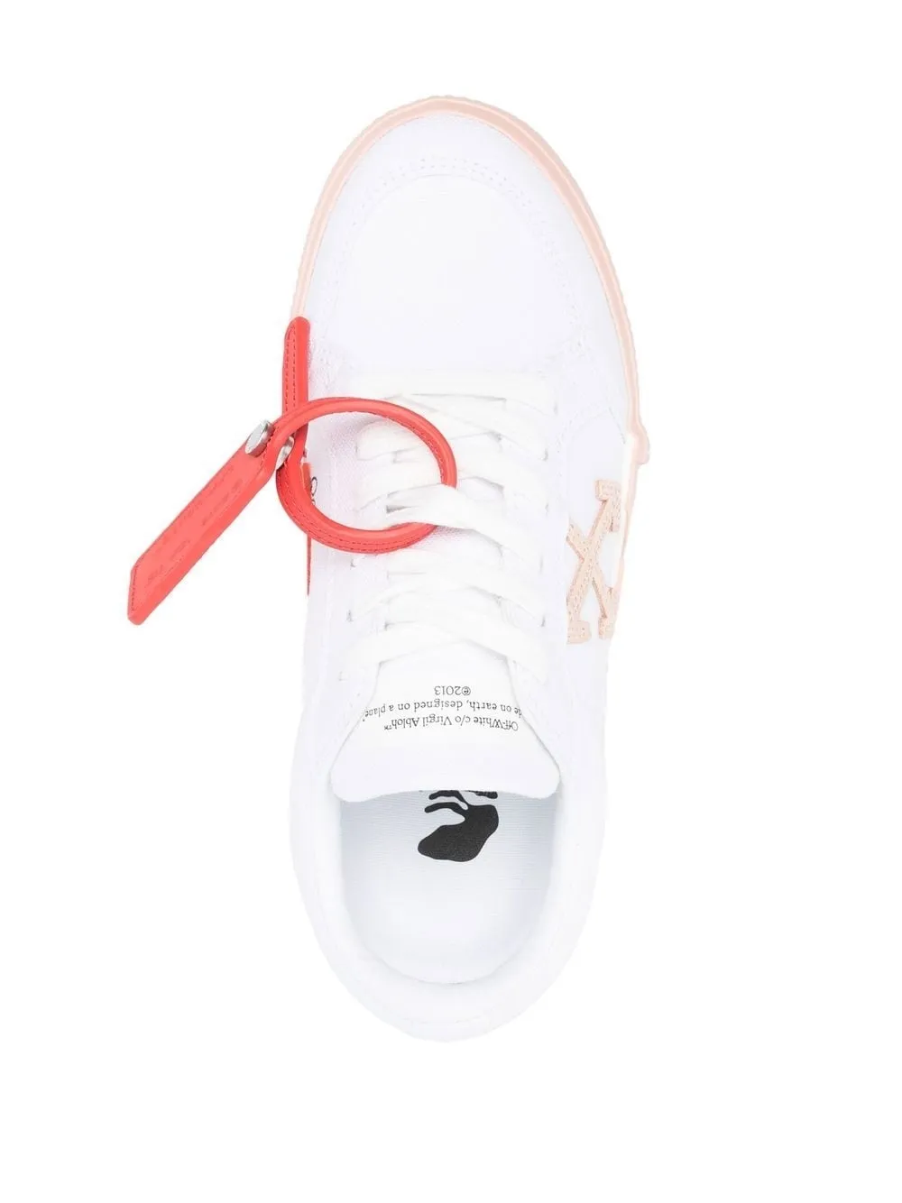 Off-white Low Vulcanized Canvas In White Powder