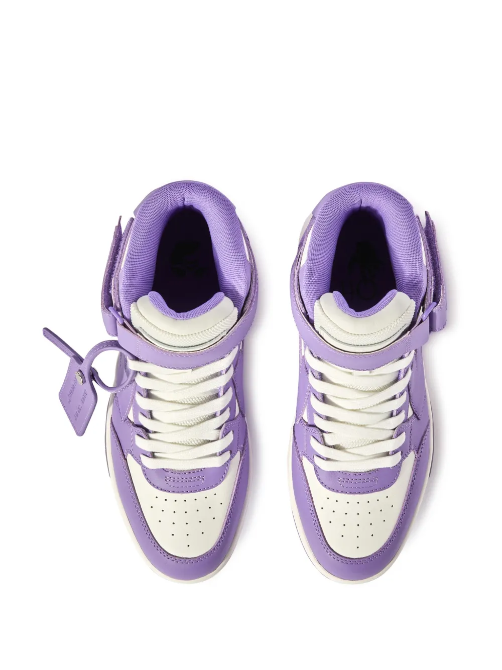 Off-White Out of Office mid-top sneakers Paars