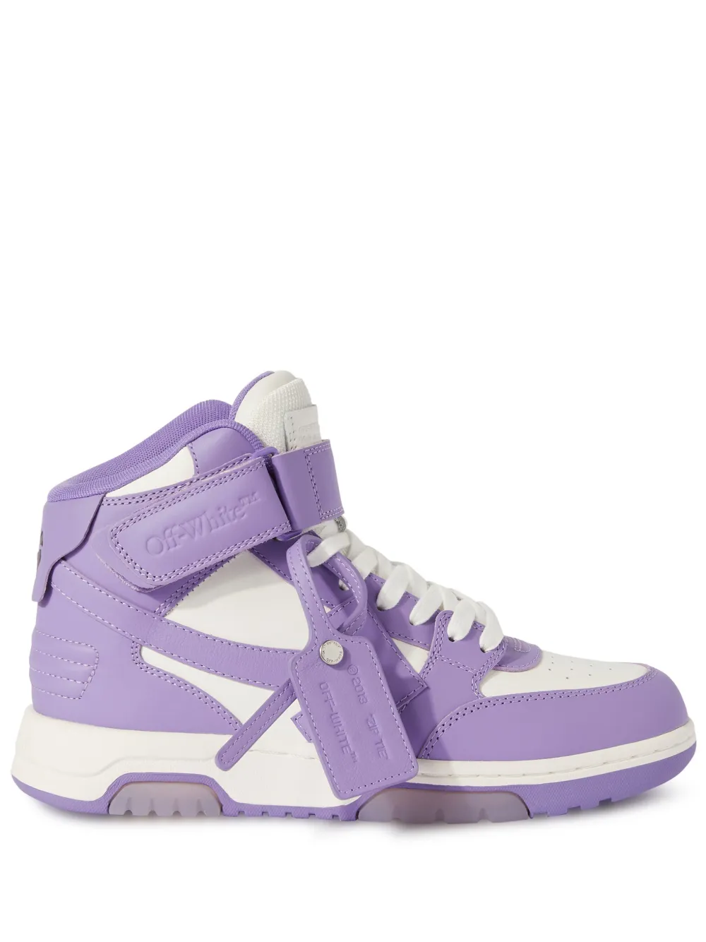 Off-White Out of Office mid-top sneakers Purple