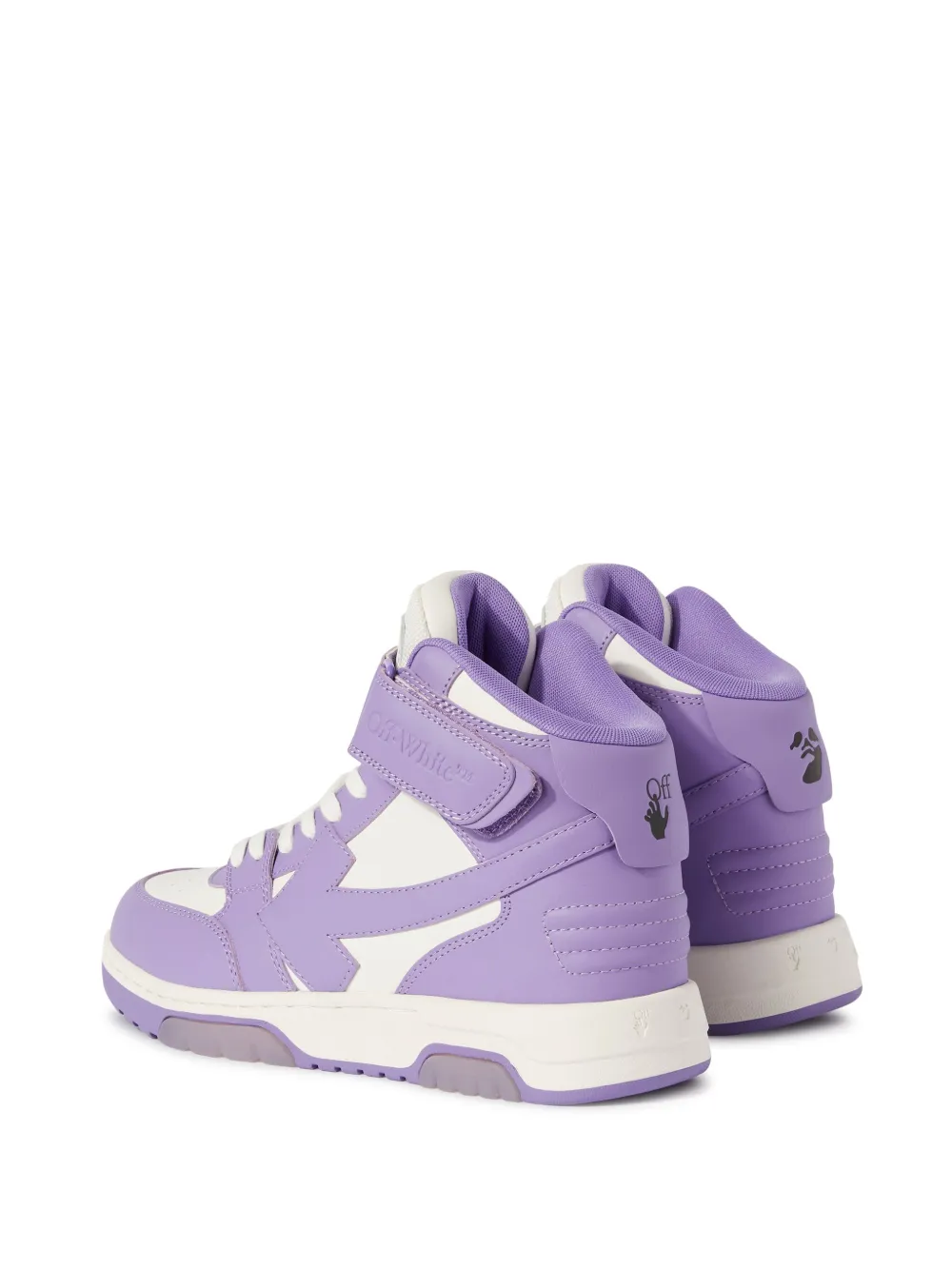 Off-White Out of Office mid-top sneakers Paars