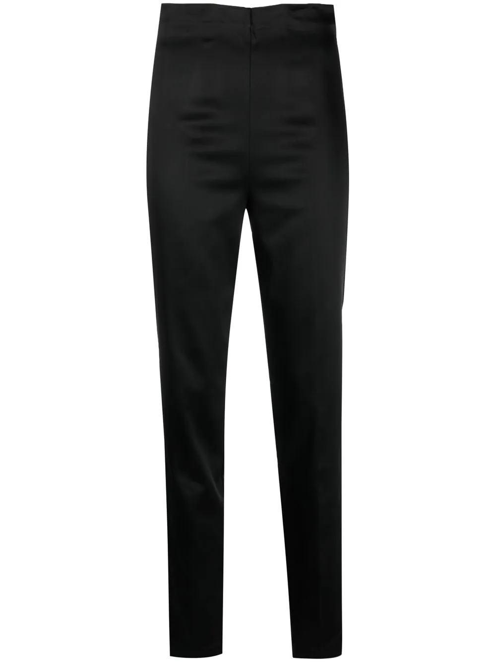 

P.A.R.O.S.H. pantalones slim con acabado satinado - Negro