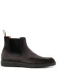 Santoni suede ankle boots - Brown