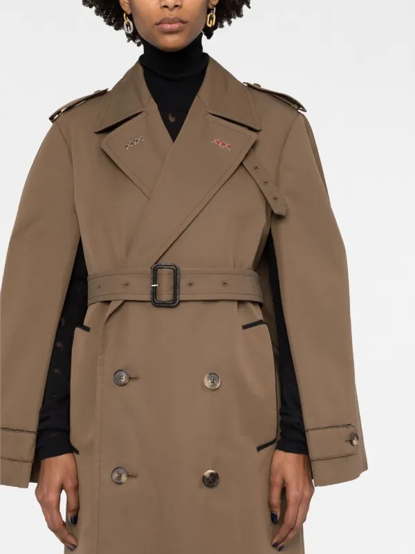Maison Margiela トレンチコート | ブラウン | FARFETCH JP