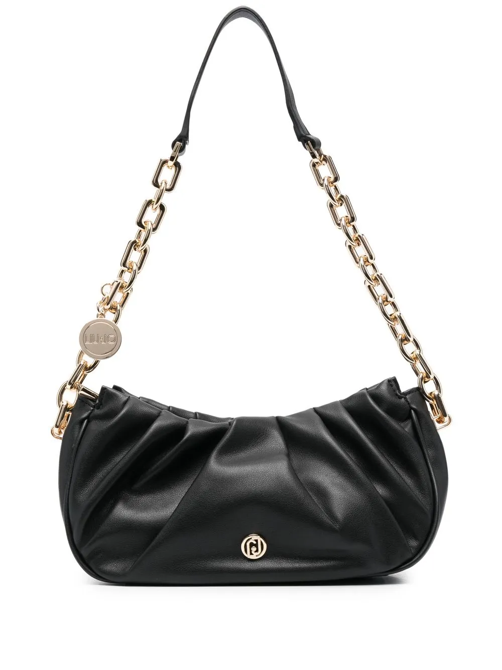 

LIU JO logo-plaque shoulder bag - Black