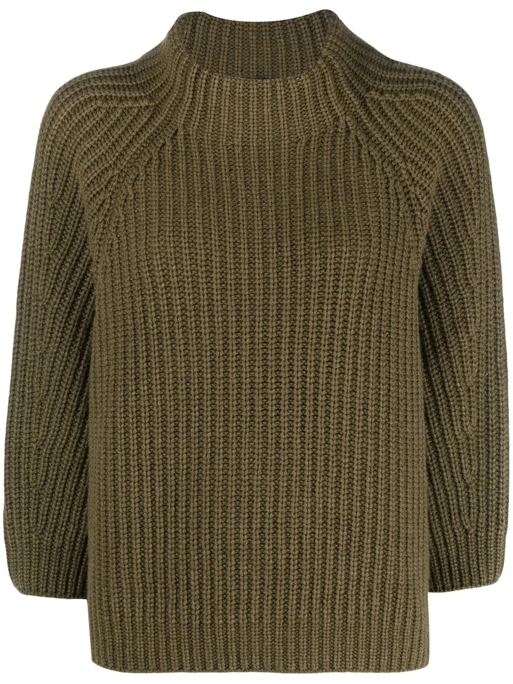

Iris Von Arnim chunky-knit round-neck jumper - Green
