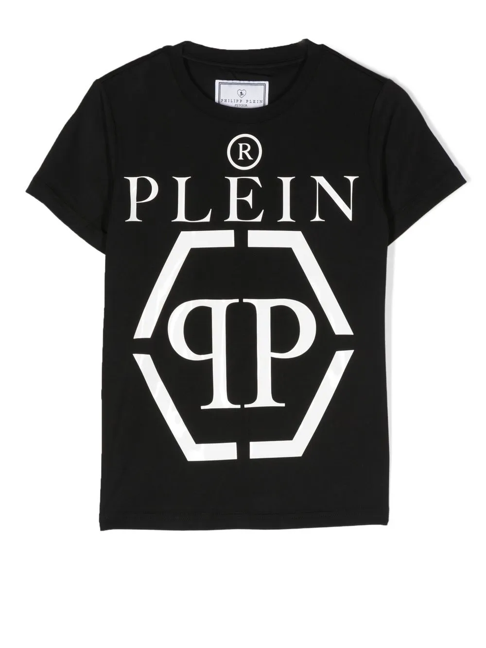 

Philipp Plein Junior logo-print cotton T-shirt - Black
