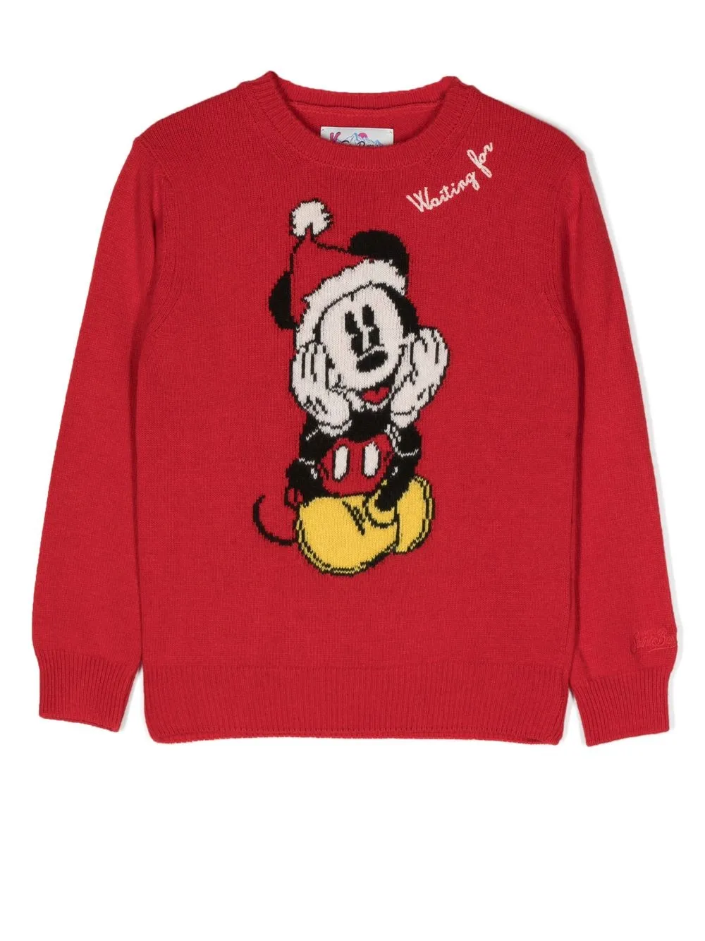

MC2 Saint Barth Kids suéter tejido Mickey-Mouse - Rojo