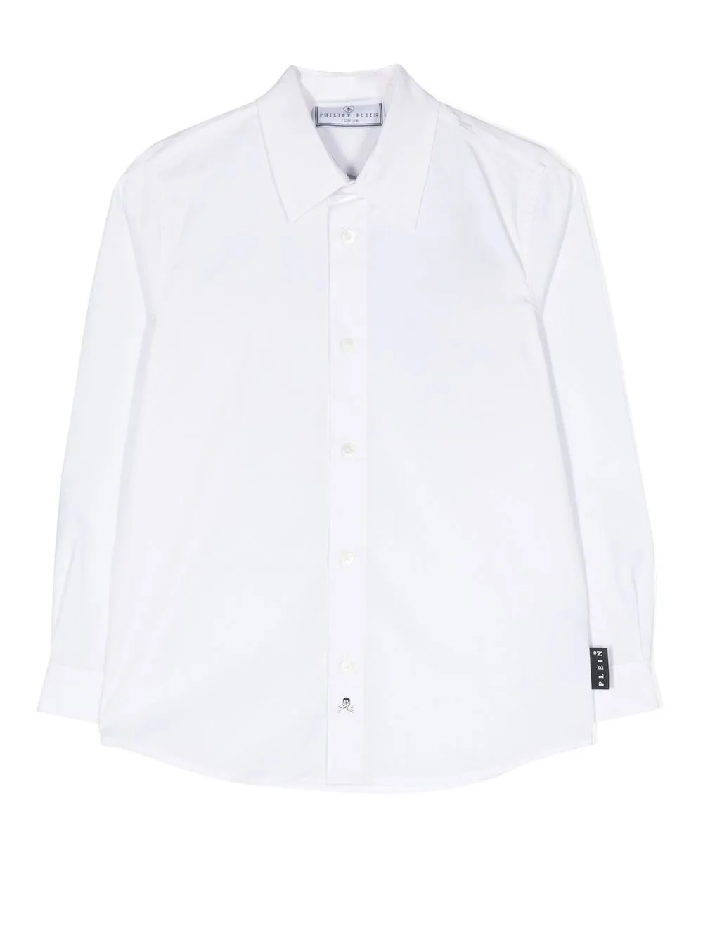 

Philipp Plein Junior logo-print long-sleeve shirt - White