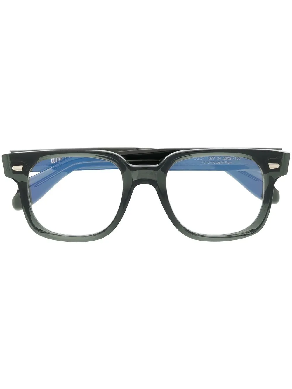 

Cutler & Gross polished-finish glasses - 04 AVIATOR BLUE