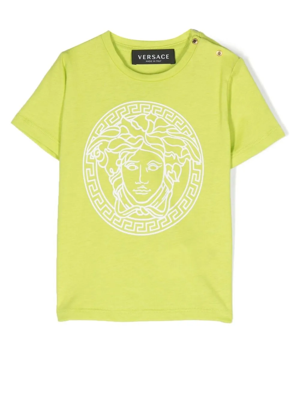 

Versace Kids playera con estampado Medusa - Verde