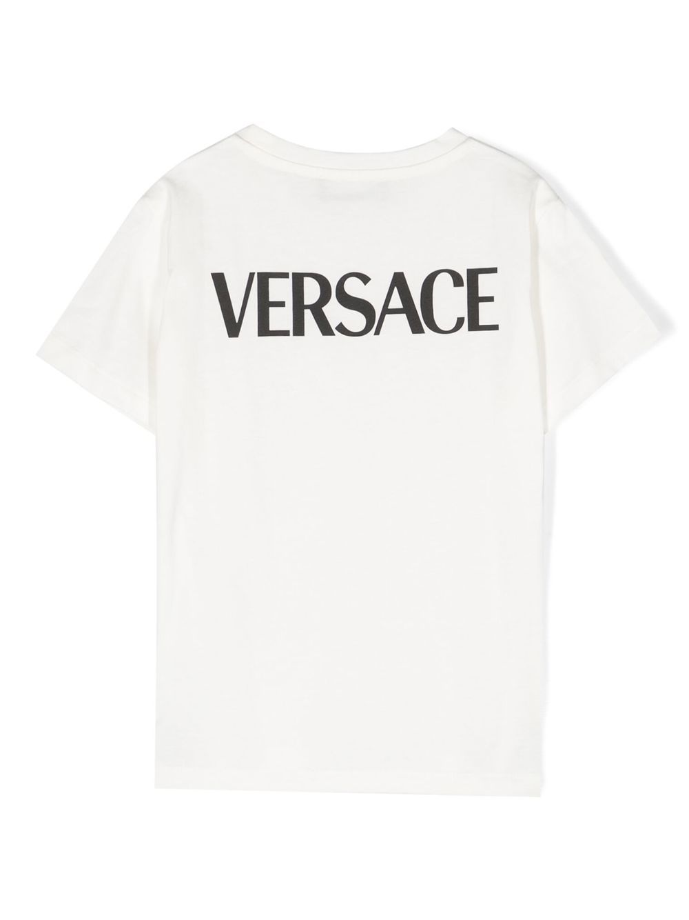 Versace Kids T-shirt met logoprint - Wit