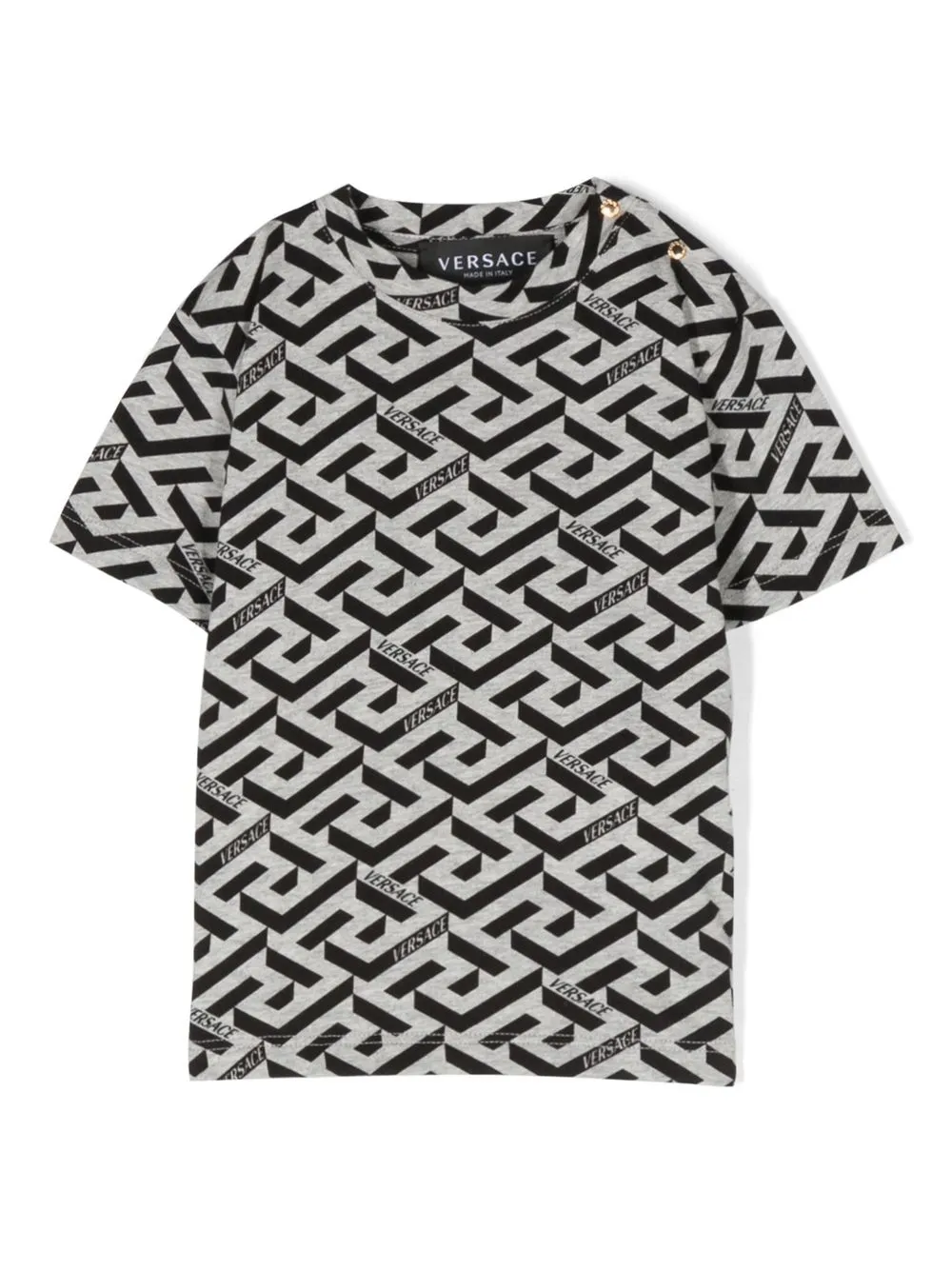 

Versace Kids logo-print cotton T-shirt - Black