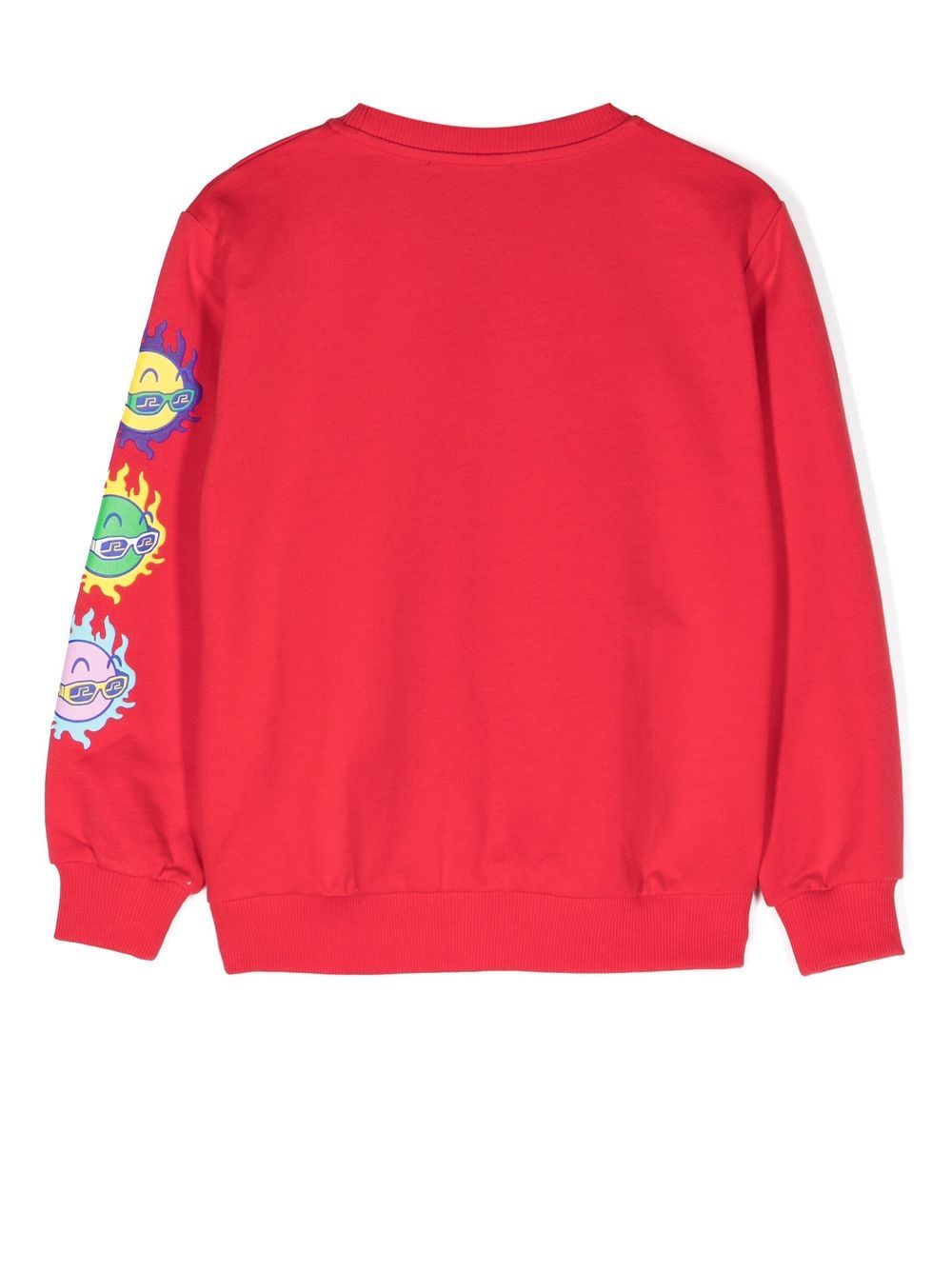 Versace Kids Sweater met logoprint - Rood