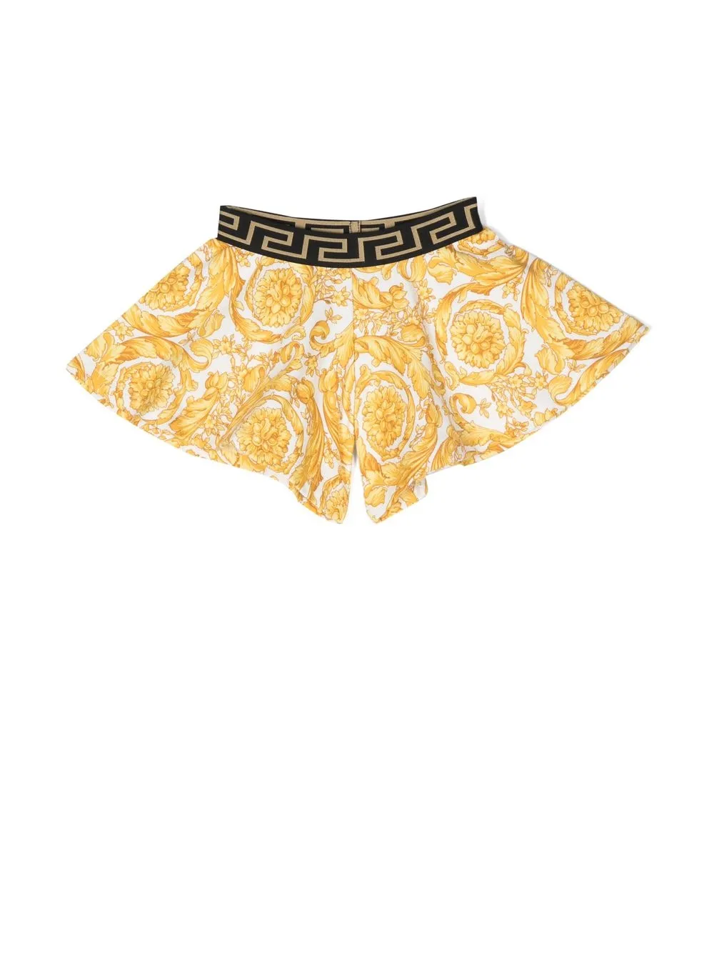 

Versace Kids shorts con motivo Barocco - Blanco
