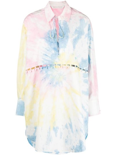 Palm Angels - tie-dye print shirtdress